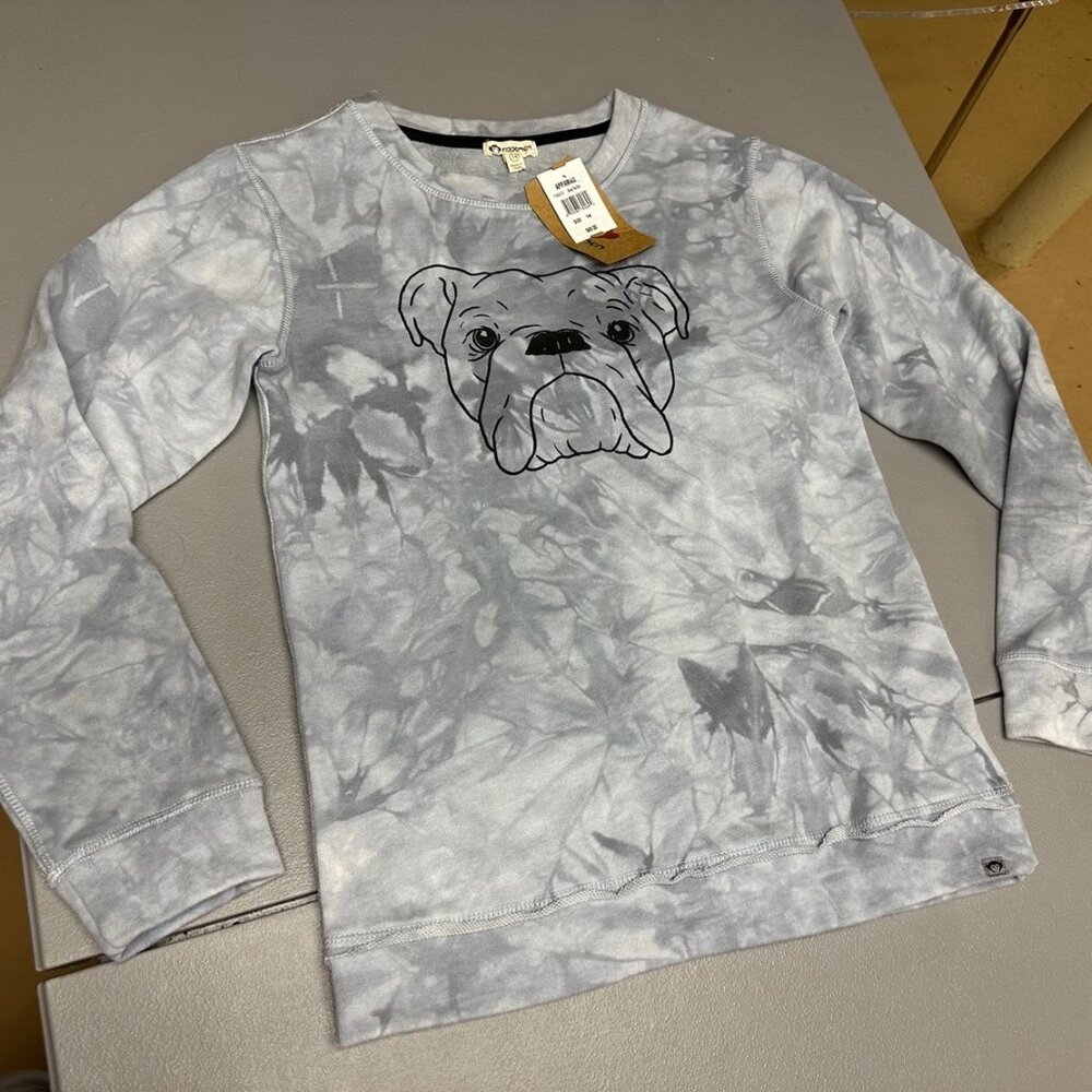Stanton Sweatshirt Tie Dye Grey boys size 14
